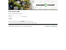 Tablet Screenshot of builderfusion.pcahba.com